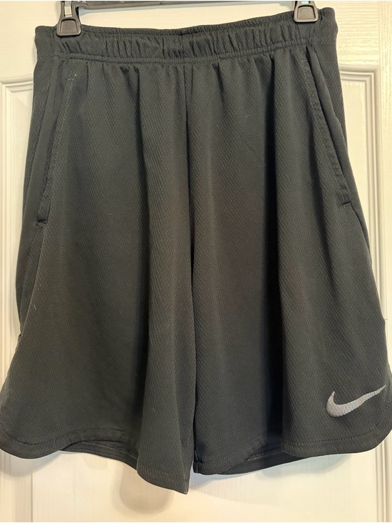 Nike Other - Nike Black Athletic Shorts with Silver Swoosh